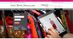 Desktop Screenshot of girlmeetsdress.com
